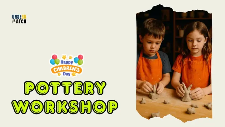 Children's Pottery Workshop poster