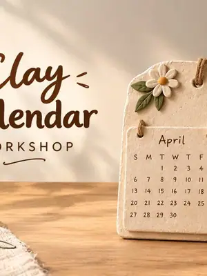 Clay Calendar Workshop poster