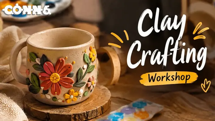 Clay Crafting on Mug poster