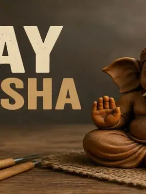 Clay Ganesha poster