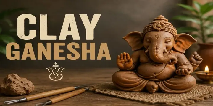 Clay Ganesha poster