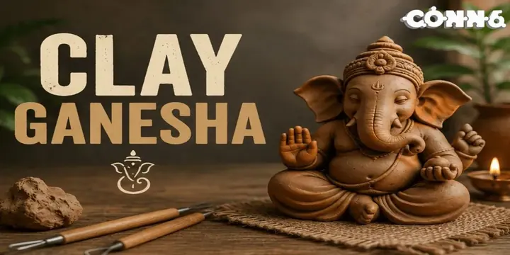 Clay Ganesha poster