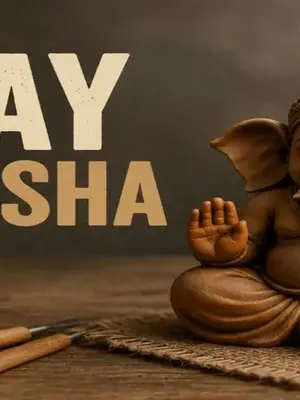 Clay Ganesha poster
