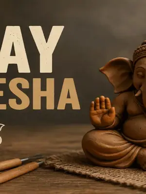 Clay Ganesha Workshop poster