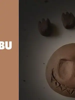 Clay Labubu Doll poster
