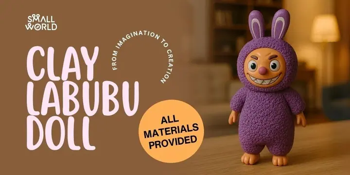 Clay Labubu Doll poster