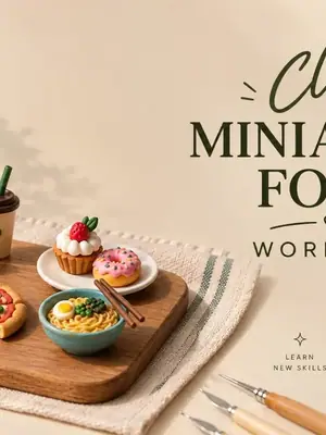 Clay Miniature Food Workshop poster