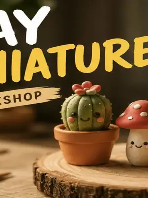 Clay Miniature Workshop poster