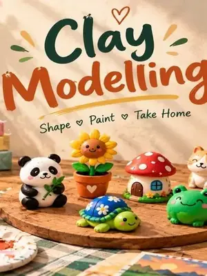 Clay Modelling Workshop poster