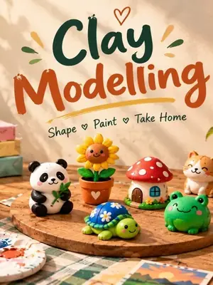 Clay Modelling Workshop poster