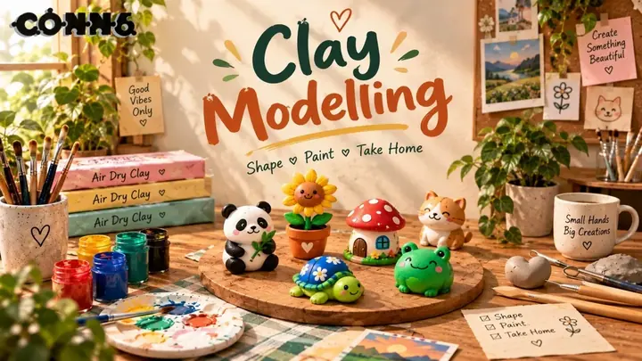 Clay Modelling Workshop poster