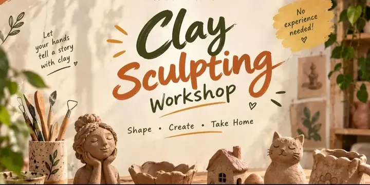 Clay Sculpting poster