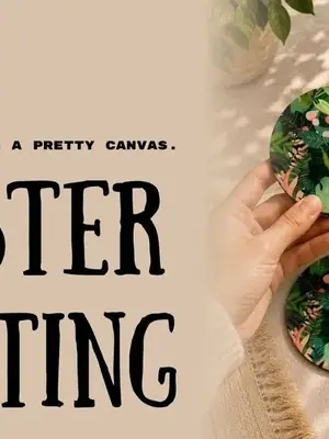 Coaster Painting poster