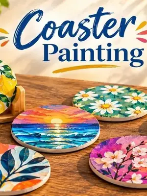 Coaster Painting poster