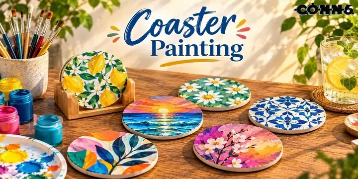 Coaster Painting poster