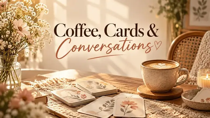 Coffee, Cards & Conversations poster