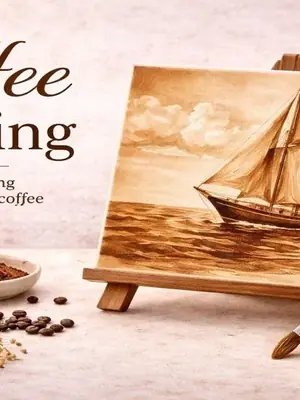 Coffee Painting poster
