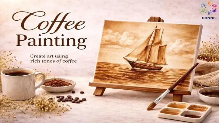 Coffee Painting poster