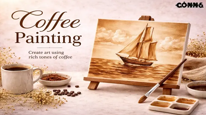 Coffee Painting poster