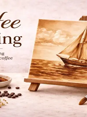 Coffee Painting poster