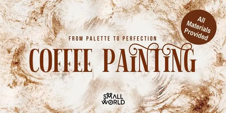 Coffee Painting poster