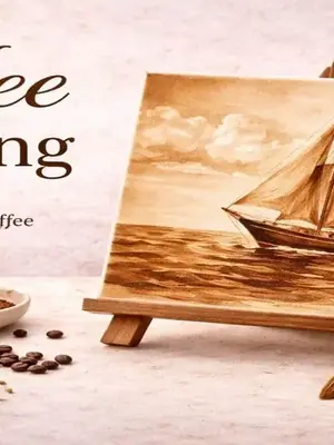 Coffee Painting Workshop poster
