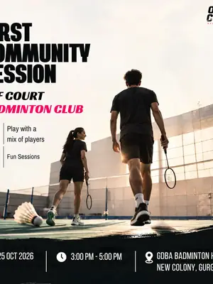 Community Session poster