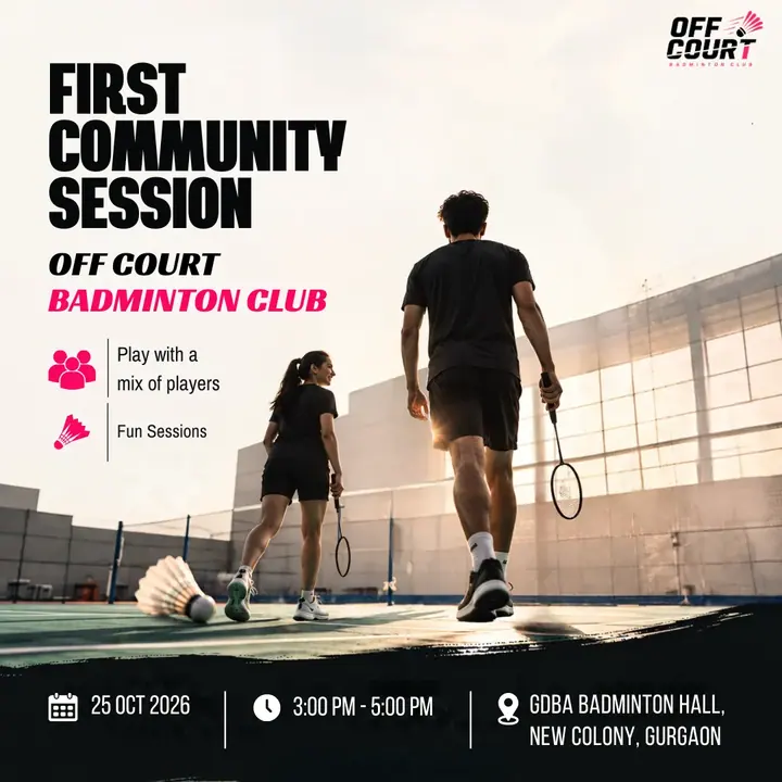 Community Session poster