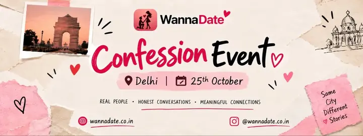 Confessions - Dating Community Event poster