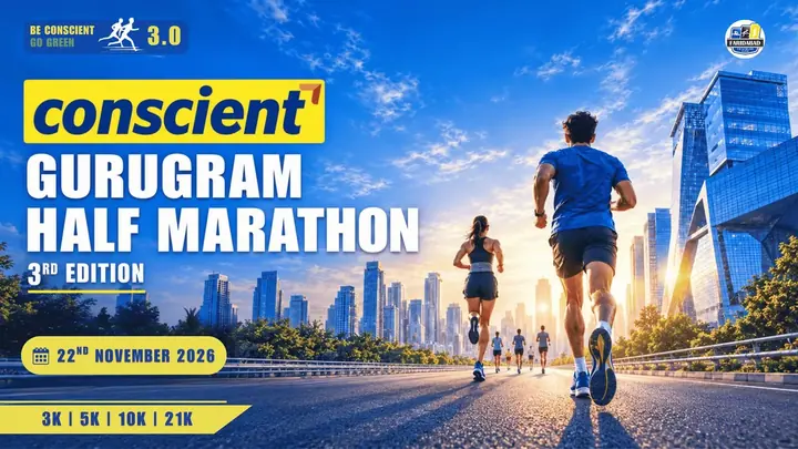 Conscient Gurugram Half Marathon 3.0 poster