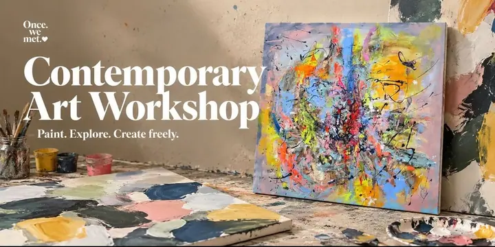 Contemporary Art Workshop poster