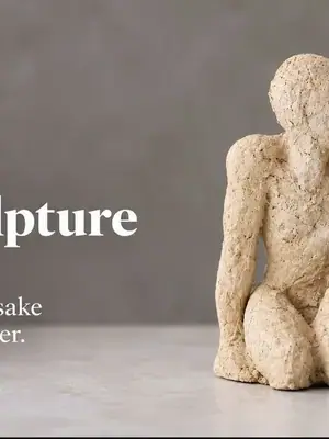 Couple Clay Sculpture Date poster
