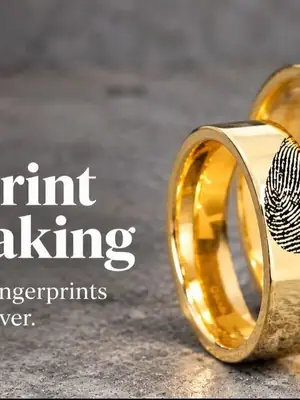 Couple Fingerprint Ring Making poster