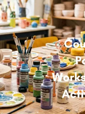 Couple Mug Painting Workshop poster