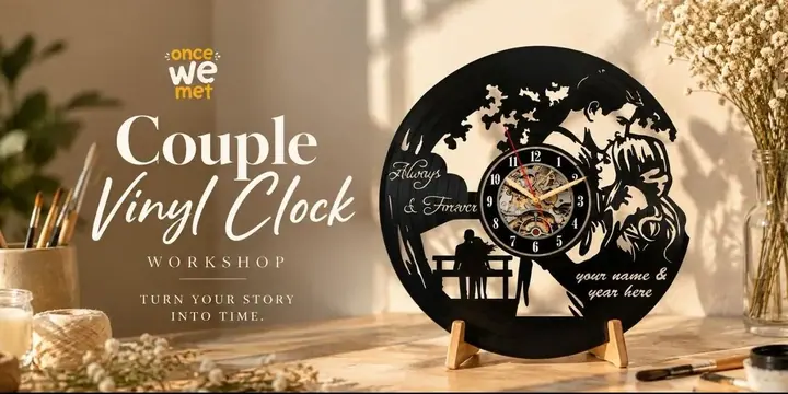 Couple Vinyl Clock poster