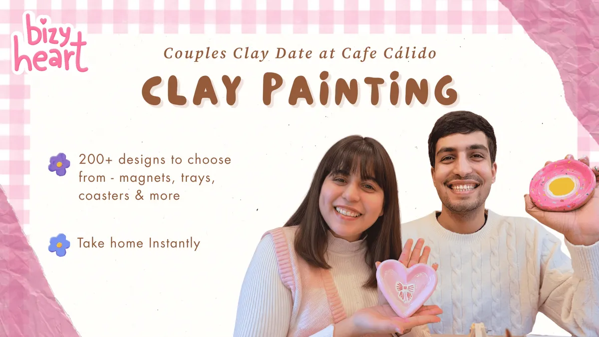 Couples Clay Date at Cafe Cálido