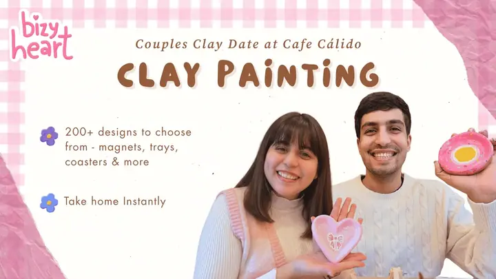 Couples Clay Date at Cafe Cálido poster