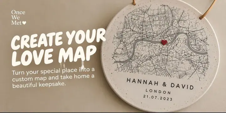 Create Your Love Map poster
