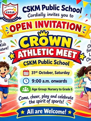 Crown Athletic Meet poster