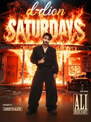 D Dion Saturdays Ft. Ali Merchant poster