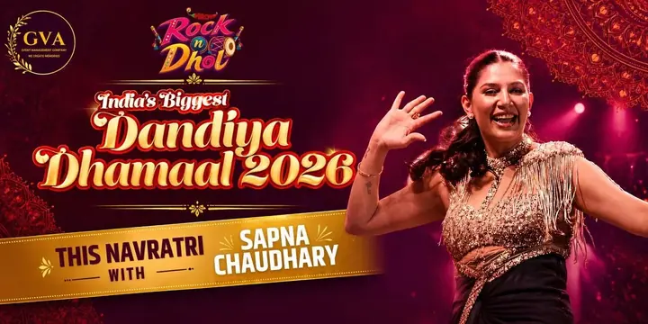 Dandiya Dhamaal 2026 ft. Sapna Chaudhary poster