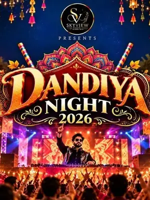 Dandiya Night 2026 by Skyview Events poster