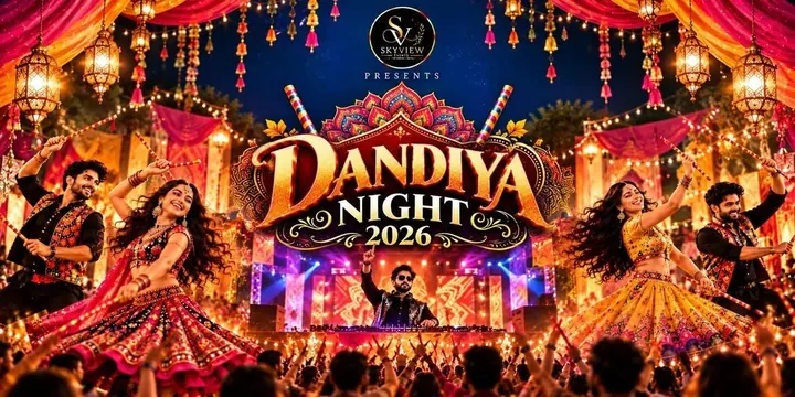 Dandiya Night 2026 by Skyview Events poster