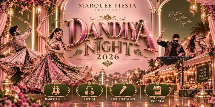 Dandiya Night 2026 (Delhi Edition) poster