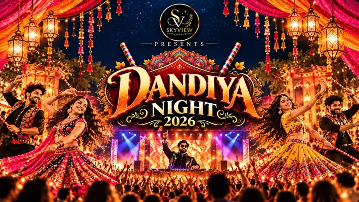 Dandiya Night 2026 – Ghaziabad's Biggest Dandiya Night poster