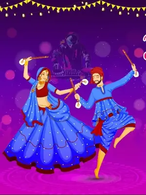 Dandiya Night 2026 in CP poster