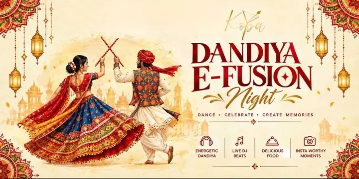 Dandiya Night 2026 in Lajpat Nagar poster