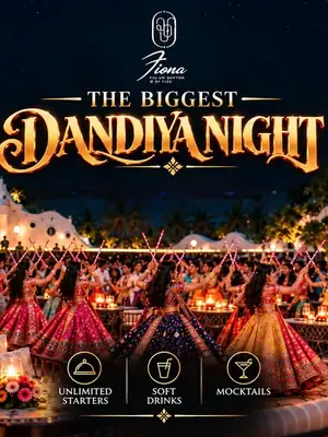 Dandiya Night at Fiona Skytop poster