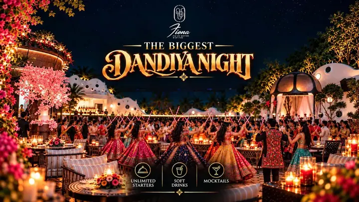 Dandiya Night at Fiona Skytop poster