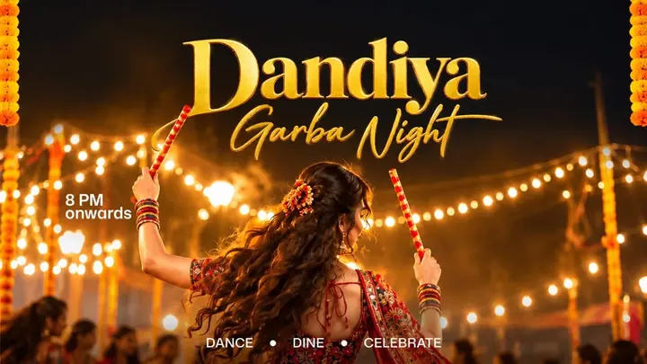 Dandiya Night at Martini poster